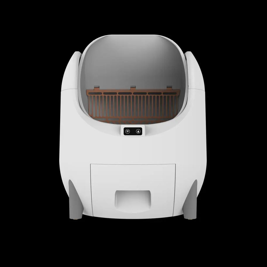 Open-Top Self-Cleaning Cat Litter Box 15L Capacity
