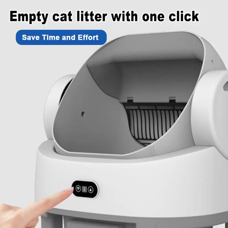 68L Smart Self-Cleaning Cat Litter Box with WiFi & Odor Control