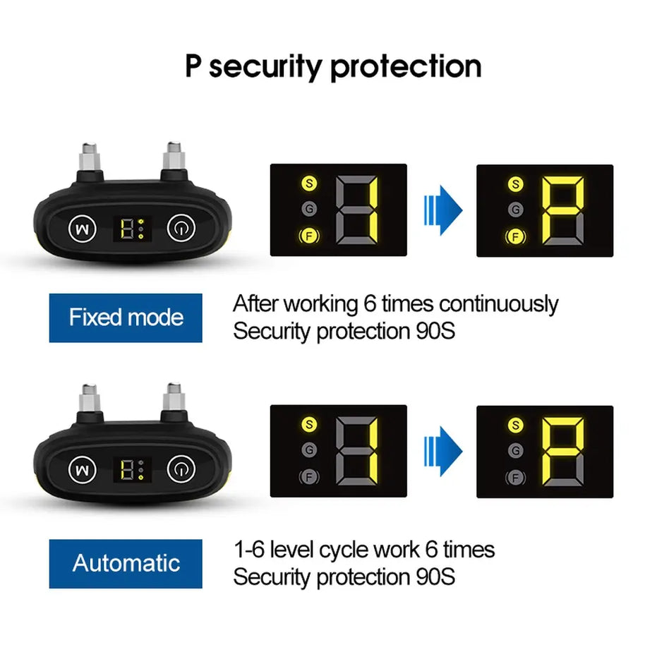 Anti-Bark Dog Collar with Vibration & Shock Control