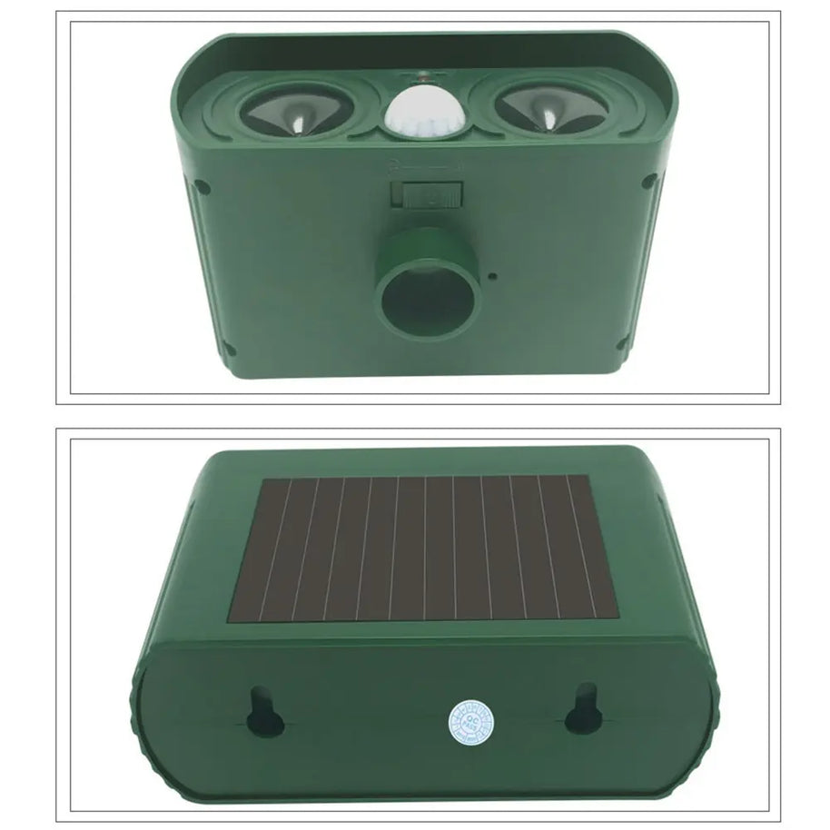 Solar Waterproof Ultrasonic Animal Repeller for Yard