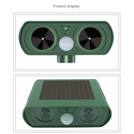 Solar Waterproof Ultrasonic Animal Repeller for Yard