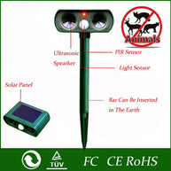 Solar Waterproof Ultrasonic Animal Repeller for Yard