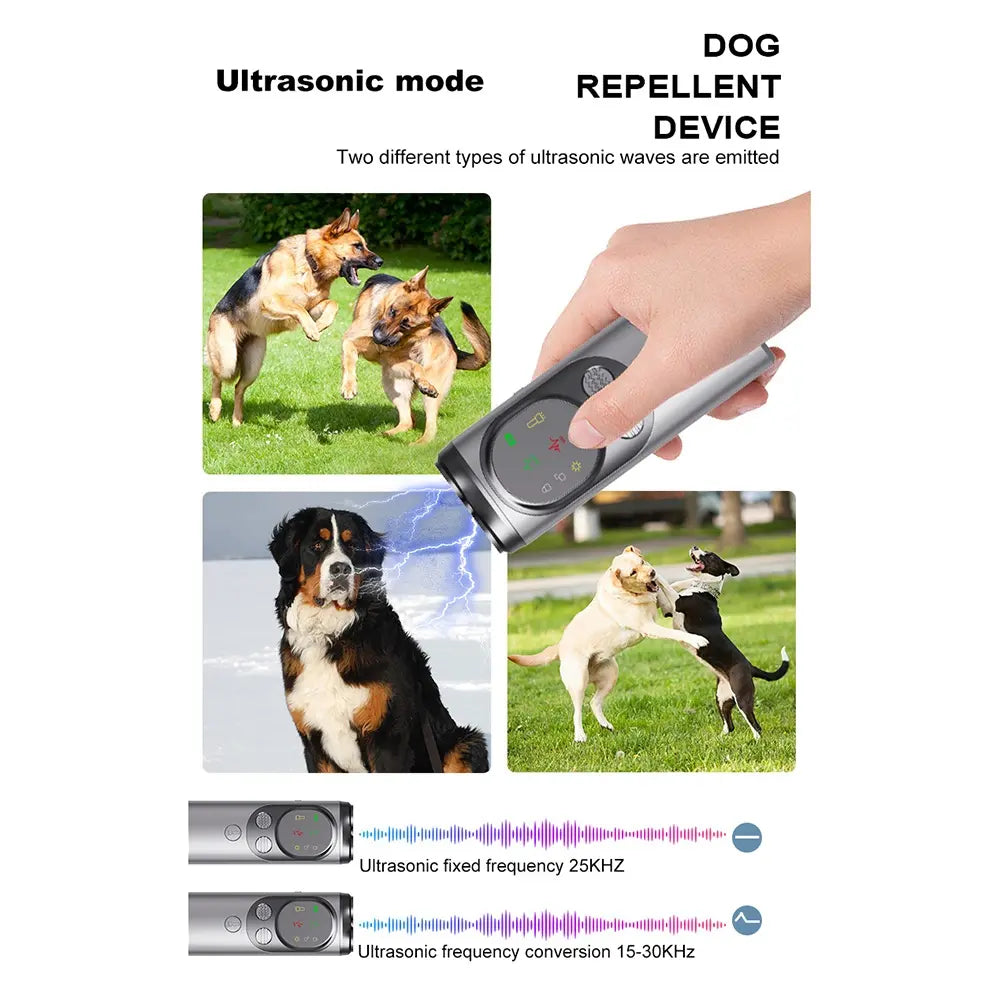 Rechargeable Ultrasonic Dog Bark Deterrent Device