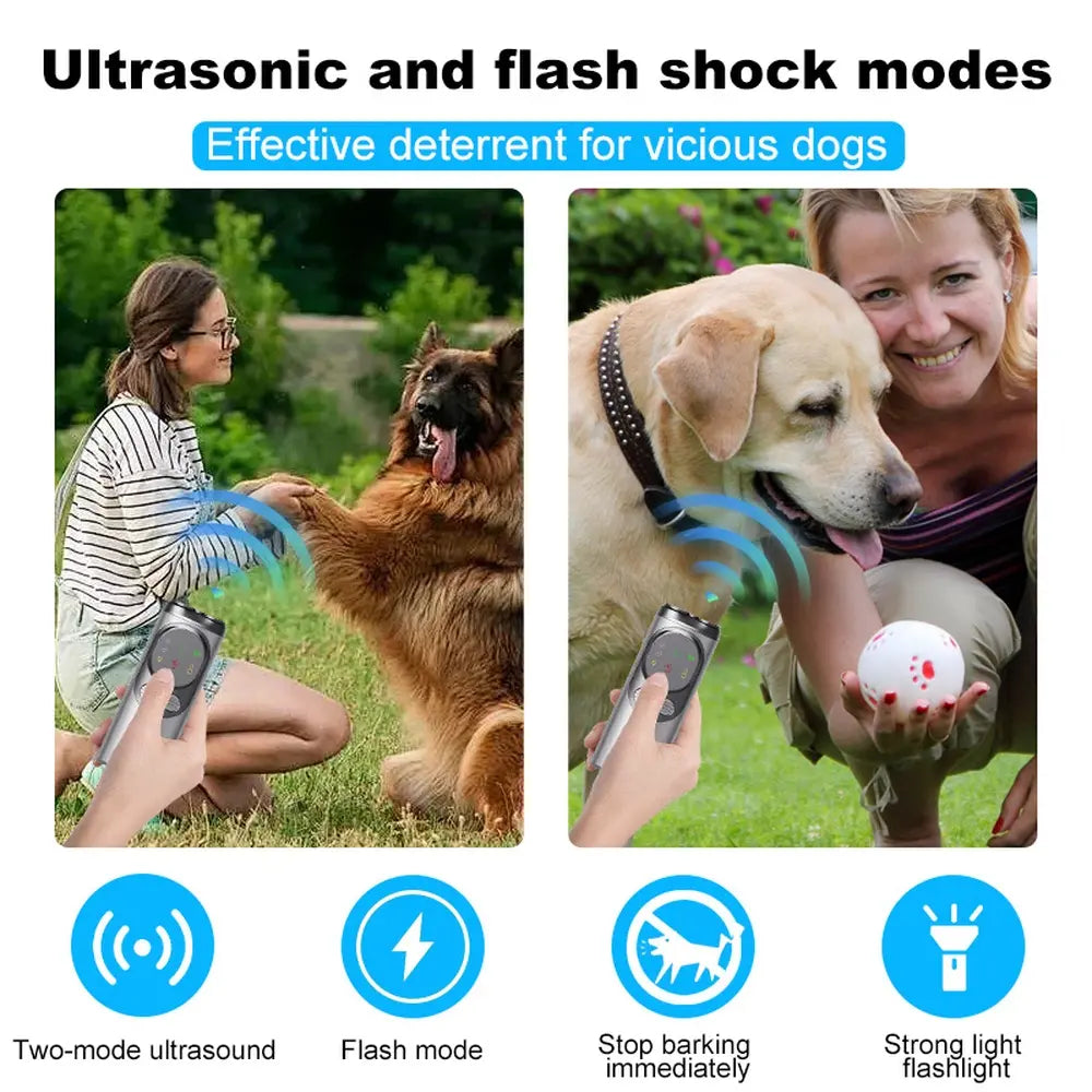 Rechargeable Ultrasonic Dog Bark Deterrent Device