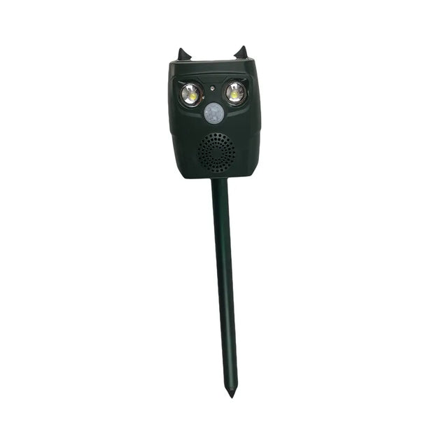 Solar Ultrasonic Animal Repeller with Motion Sensor & Light