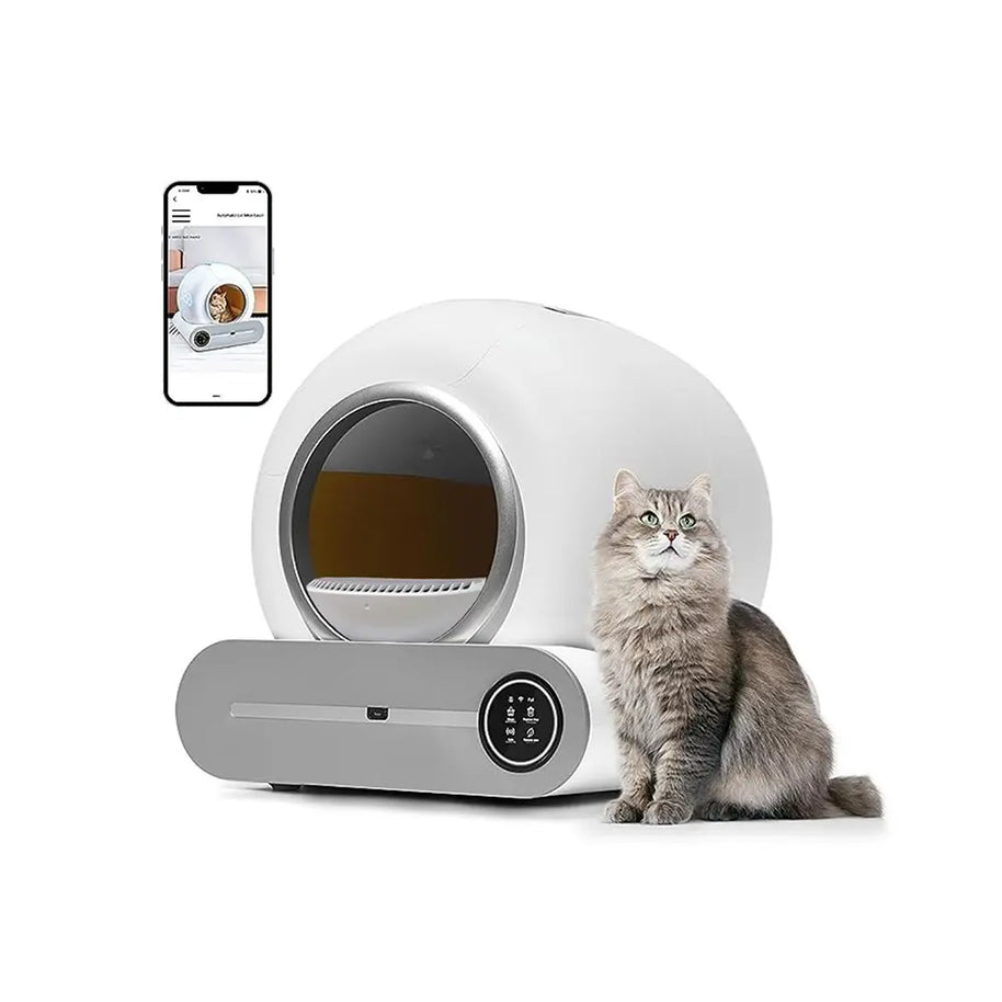 65L+9L Smart Self-Cleaning Cat Litter Box with App Control