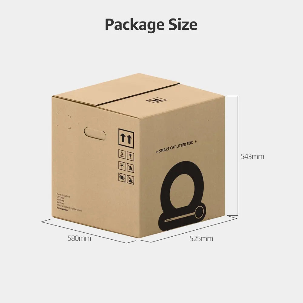 65L+9L Smart Self-Cleaning Cat Litter Box with App Control