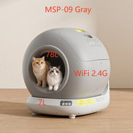 65L+9L Smart Self-Cleaning Cat Litter Box with App Control
