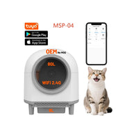 65L+9L Smart Self-Cleaning Cat Litter Box with App Control